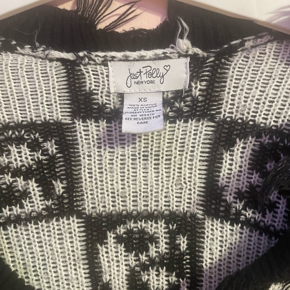 Black and White Women's Sweater